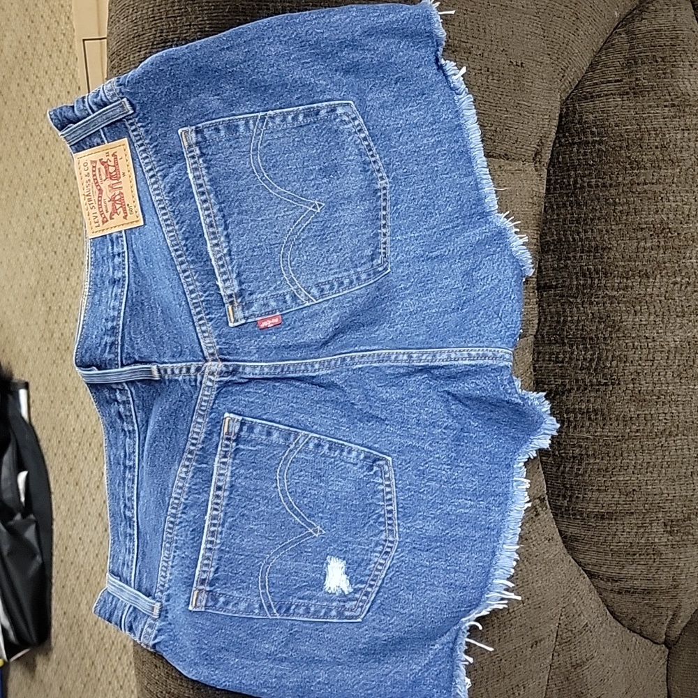 Women's levi 501 hi rise shorts